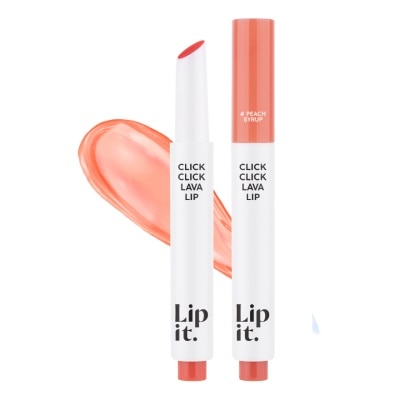 LIP IT Son Dưỡng Lip It Click Click Lava Lip 1.9g .#02 Peach Syrup