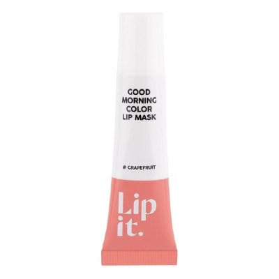 LIP IT Mặt Nạ Dưỡng Môi Có Màu Lip It Good Morning Color Lip Mask 10g .#01 Grapefruit