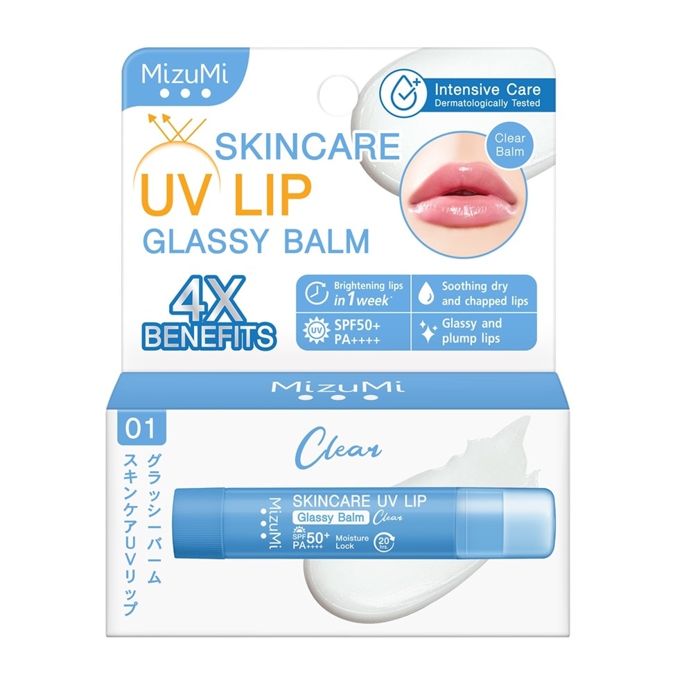 Skincare UV Lip Glassy Balm Clear SPF50+ PA++++ 3.5g