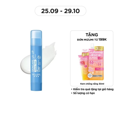 MIZUMI Skincare UV Lip Glassy Balm Clear SPF50+ PA++++ 3.5g
