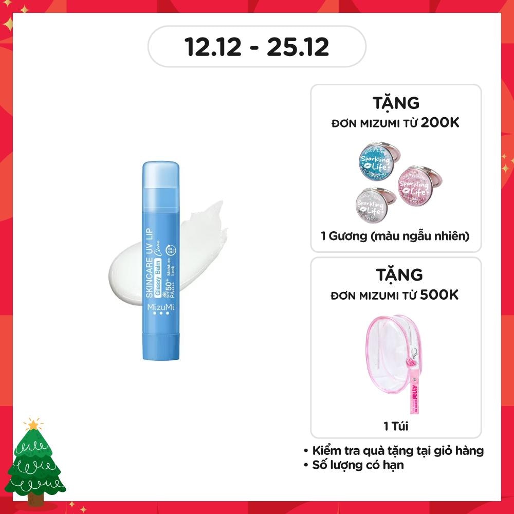 Skincare UV Lip Glassy Balm Clear SPF50+ PA++++ 3.5g