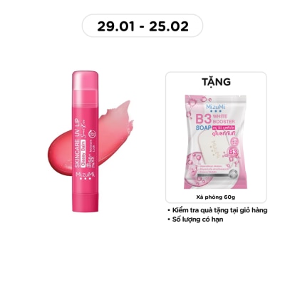 MIZUMI Son Dưỡng Môi Chống Nắng MizuMi Skincare UV Lip Glassy Balm Seoul Kiss SPF50+ PA++++ 3.5g