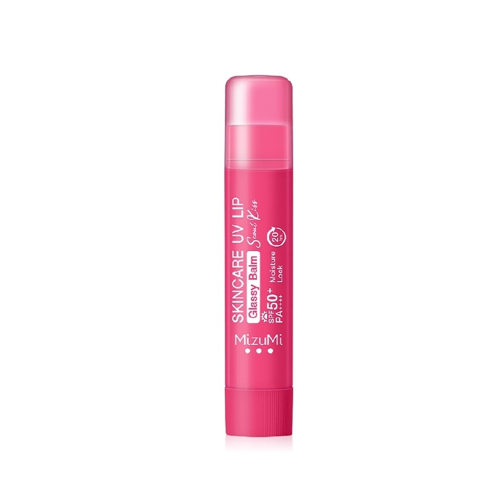 Skincare UV Lip Glassy Balm Seoul Kiss SPF50+ PA++++ 3.5g