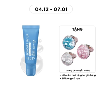 MIZUMI Mặt Nạ Môi Chống Nắng MizuMi Skincare UV Lip Glassy Mask Clear SPF50+ PA++++ 8ml