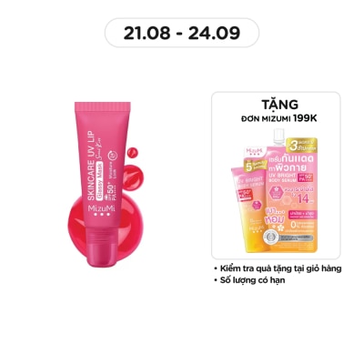 MIZUMI Mặt Nạ Môi Chống Nắng MizuMi Skincare UV Lip Glassy Mask Seoul Kiss SPF50+ PA++++ 8ml