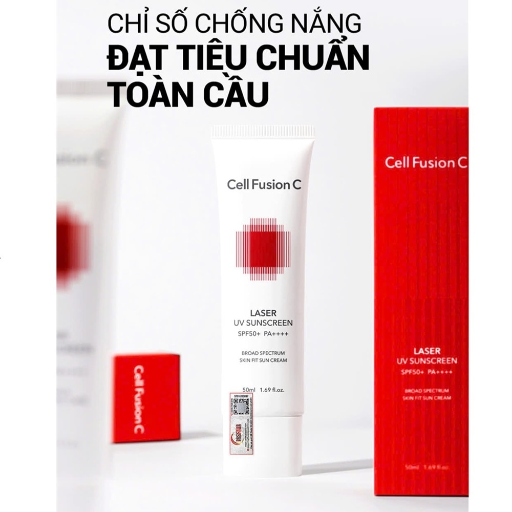 Kem Chống Nắng Cho Da Treatment Cell Fusion C Laser UV Sunscreen SPF50+ PA++++ 50ml