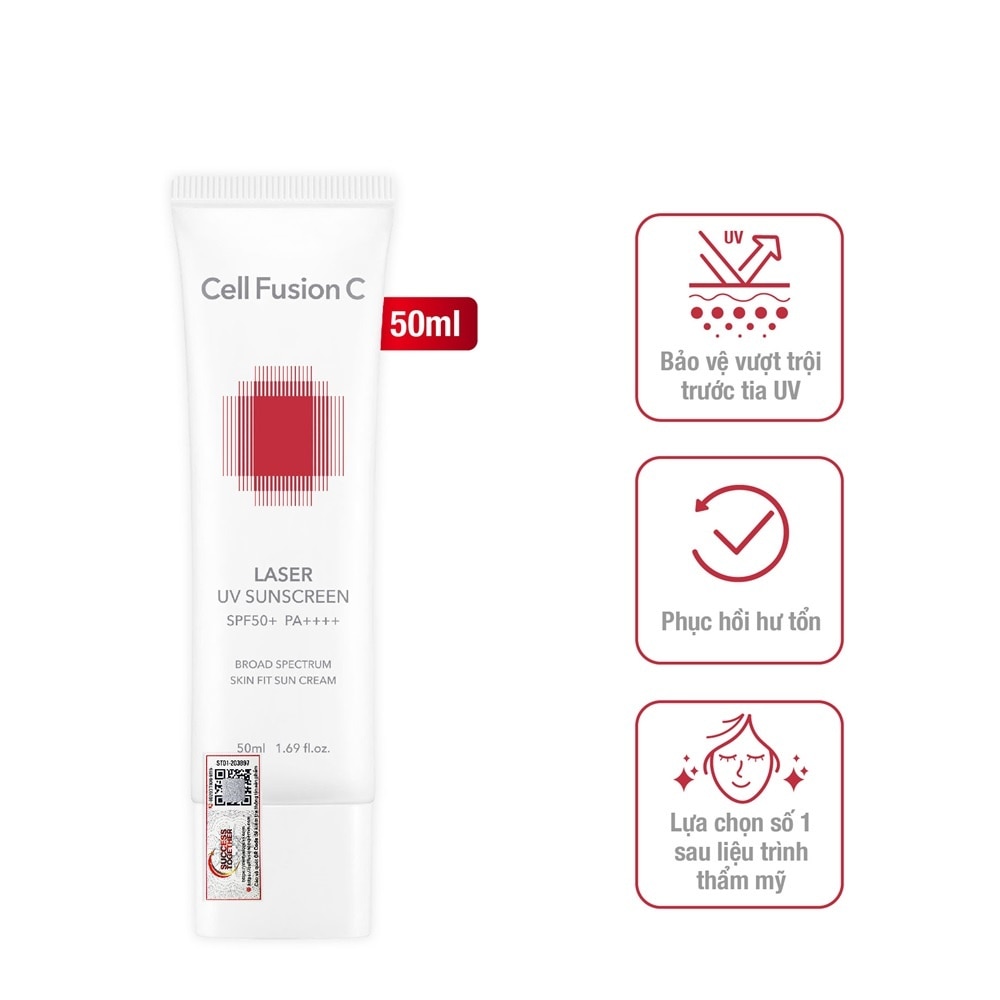 Kem Chống Nắng Cho Da Treatment Cell Fusion C Laser UV Sunscreen SPF50+ PA++++ 50ml