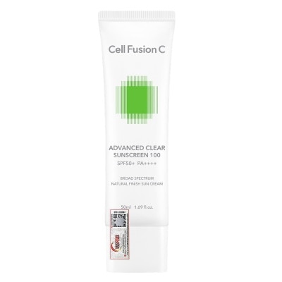 CELL FUSION C Kem Chống Nắng Cho Da Dầu Mụn Cell Fusion C Advanced Clear Sunscreen 100 SPF50+ PA++++ 50ml