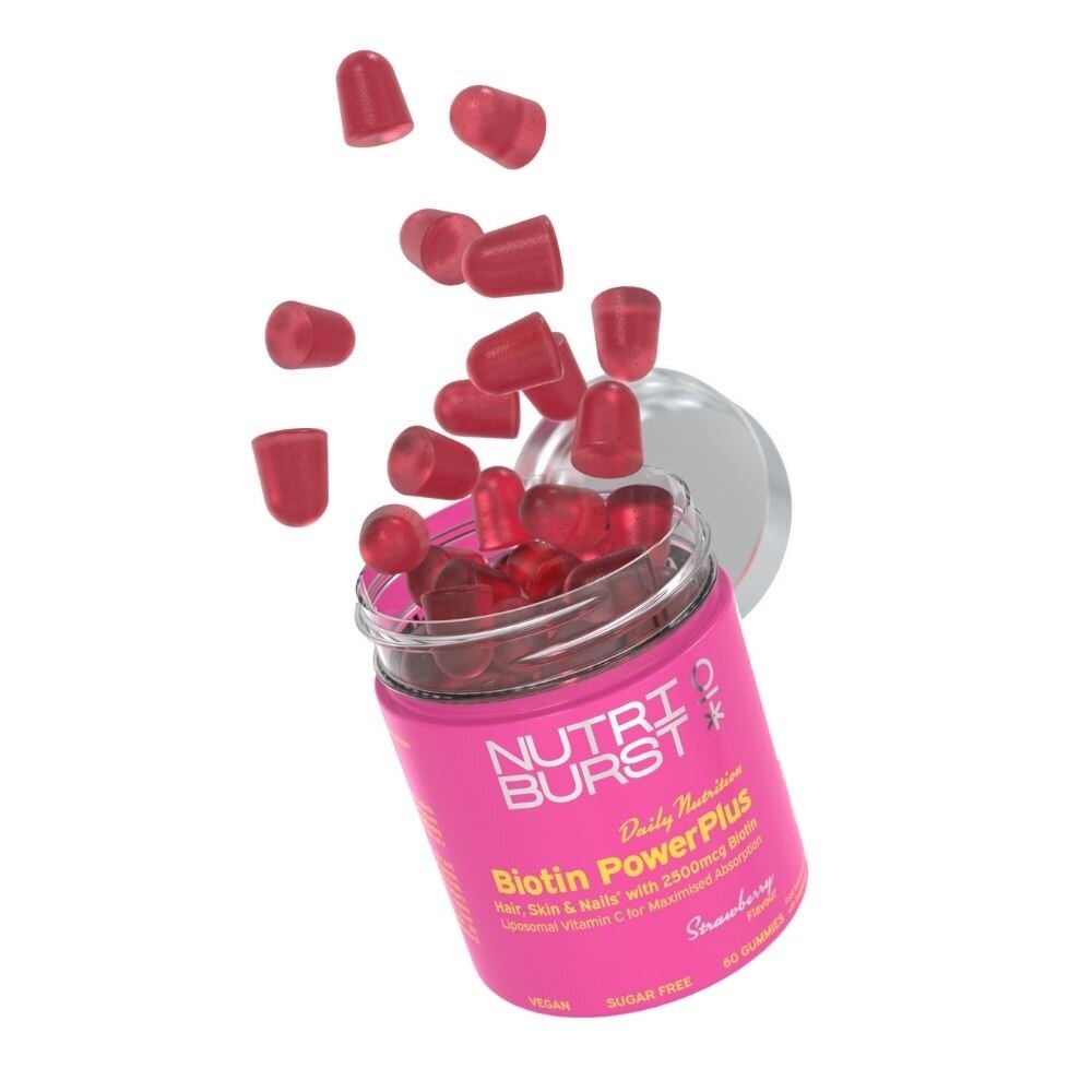 Biotin Powerplus Strawberry Flavour 60 Gummies