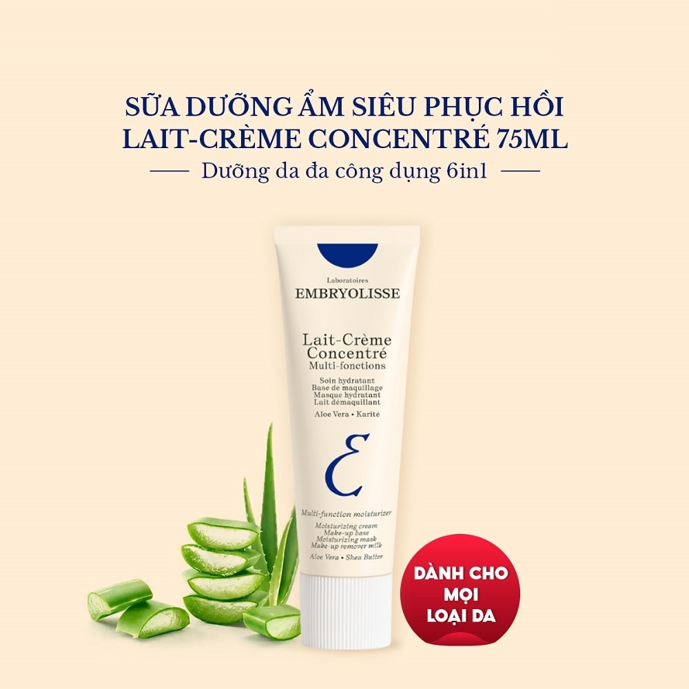 Sữa Dưỡng Embryolisse Siêu Phục Hồi Da Lait-Crème Concentré 75ml image