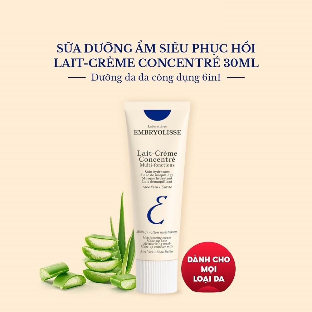 Sữa Dưỡng Embryolisse Siêu Phục Hồi Da Lait-Crème Concentré 30ml image