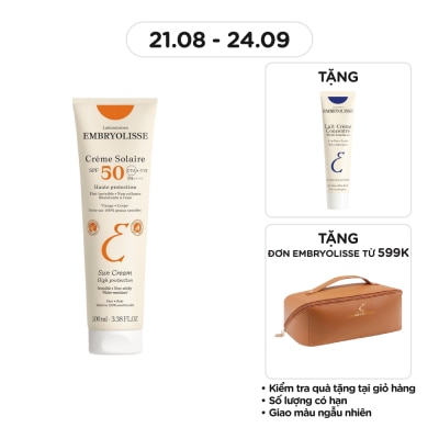 EMBRYOLISSE Kem Chống Nắng Embryolisse Crème Solaire SPF50 100ml