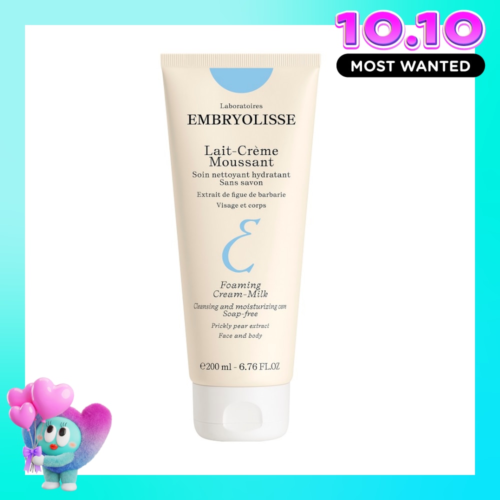 Sữa Rửa Mặt Embryolisse Sạch Sâu Cấp Ẩm Lait Crème Moussant 200ml image