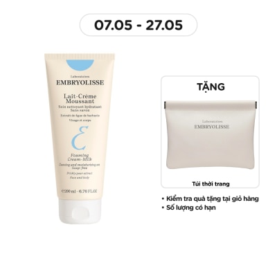 EMBRYOLISSE - Lait-Crème Moussant 200ml