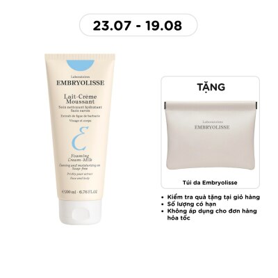 EMBRYOLISSE - Lait-Crème Moussant 200ml image