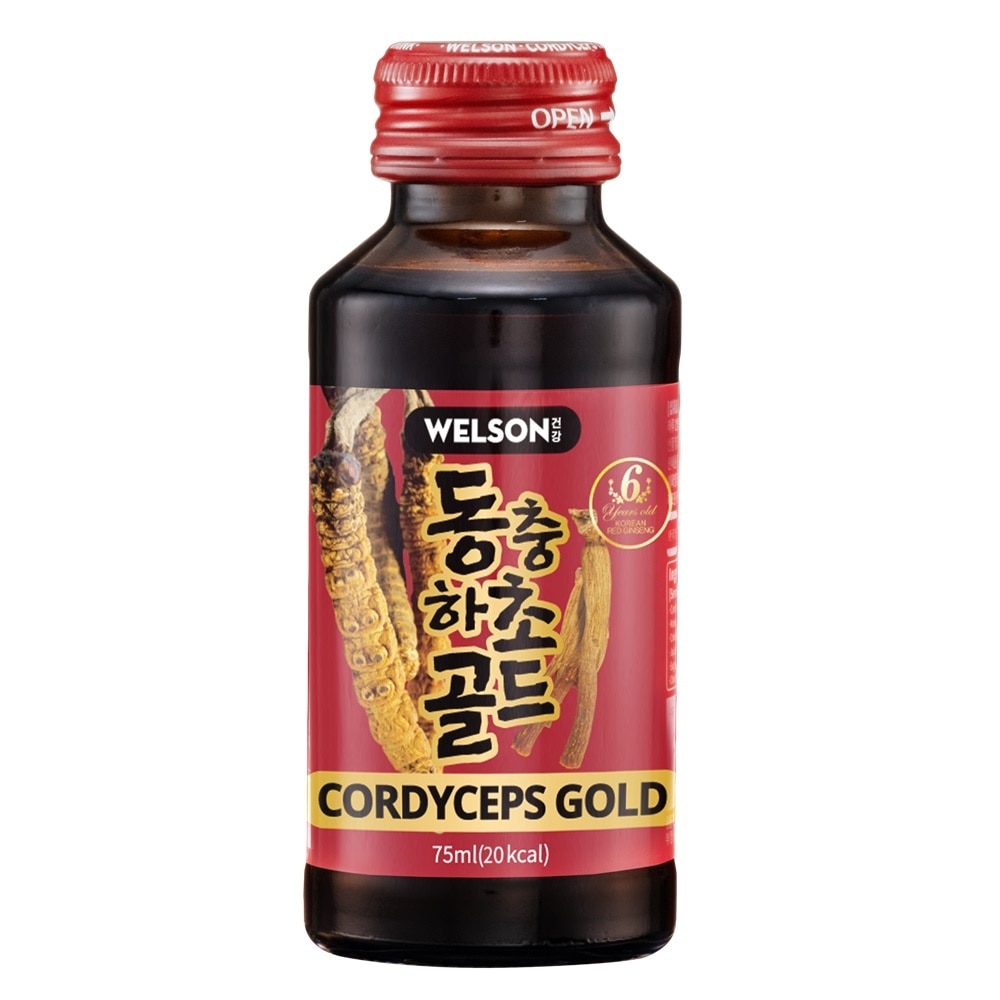 Thực Phẩm Bổ Sung Nước Uống Đông Trùng Hạ Thảo Welson Cordyceps Gold 75mlx10Chai