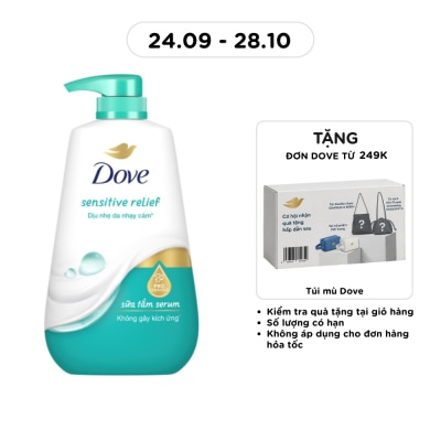 DOVE Sensitive Relief Shower Serum 500g image