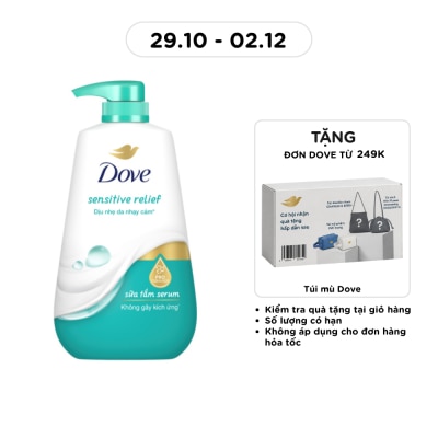 DOVE Sensitive Relief Shower Serum 500g image