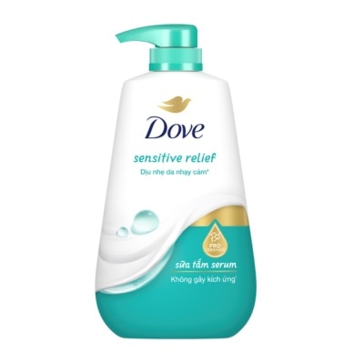 DOVE Sữa Tắm Serum Dove Dịu Nhẹ Sensitive Relief 500g