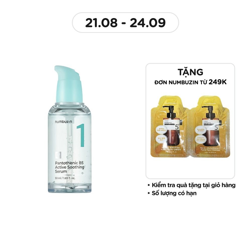 Tinh Chất Numbuzin No.1 Pantothenic B5 Active Soothing Serum 50ml