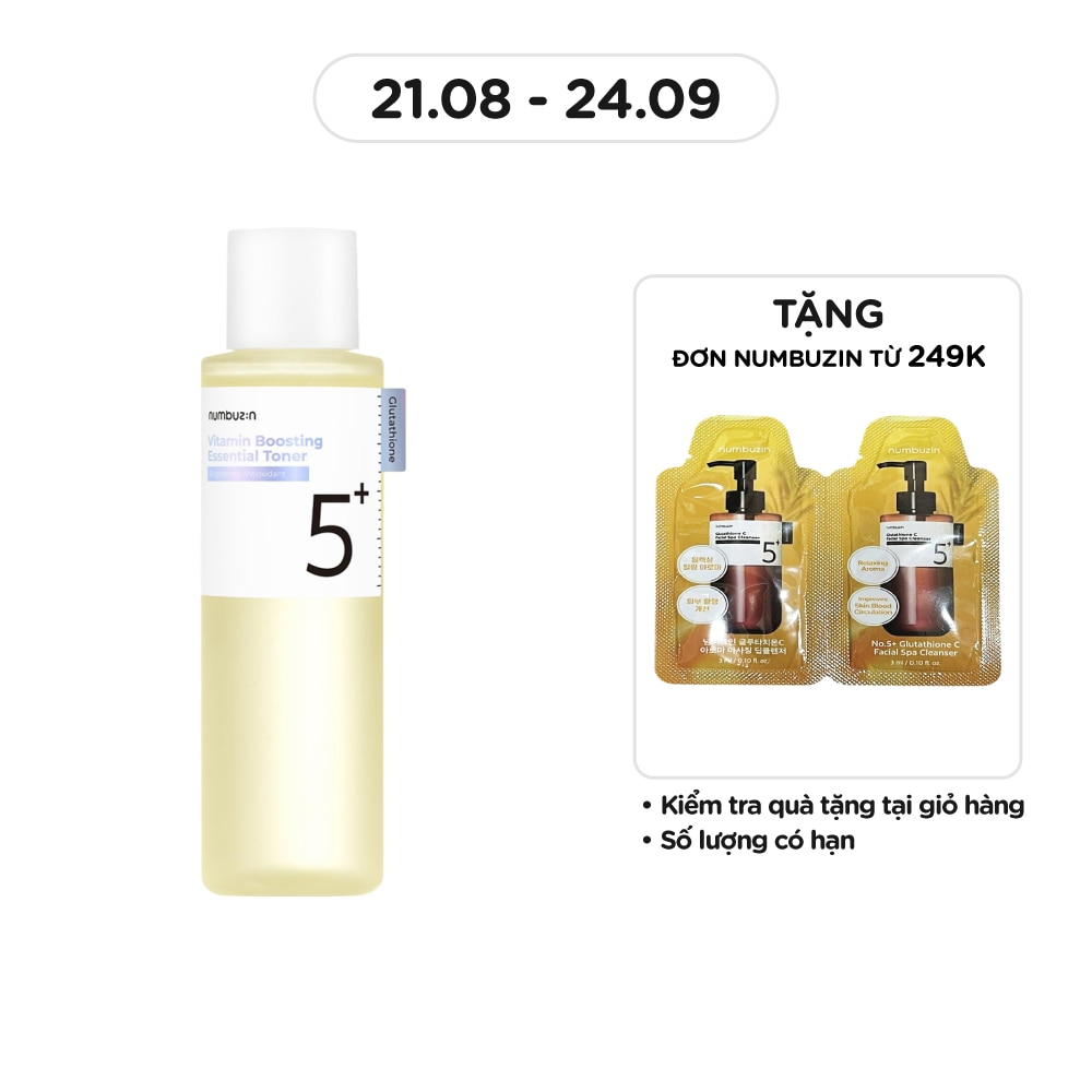 Nước Cân Bằng Numbuzin No.5 Vitamin Boosting Essential Toner 200ml