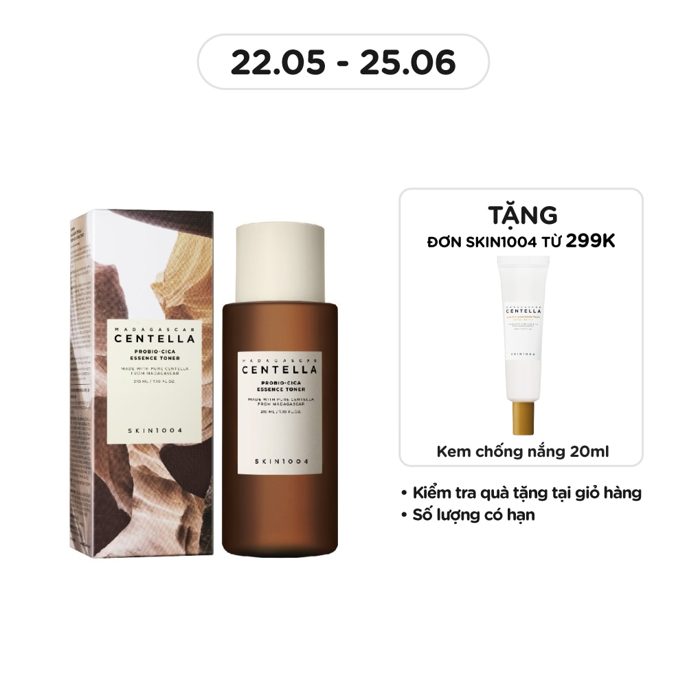Nước Hoa Hồng Skin1004 Madagascar Centella Probio-Cica Essence Toner 210ml