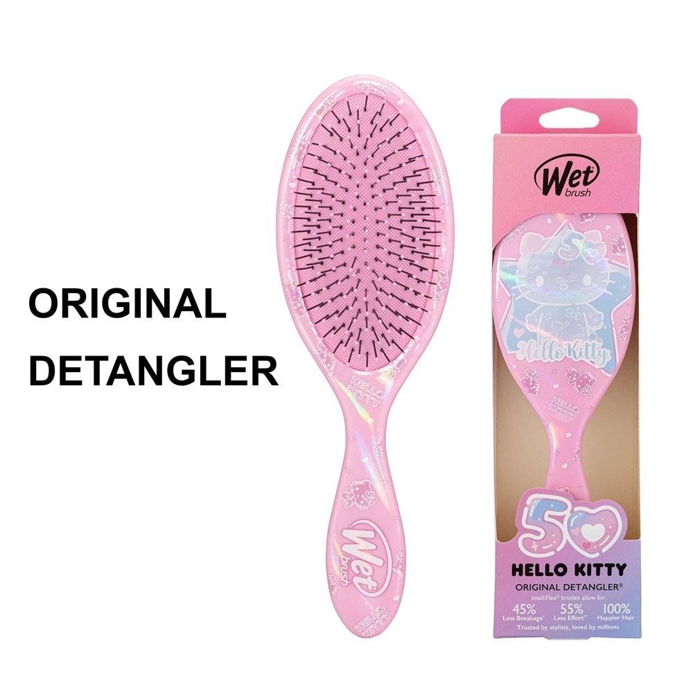 Lược Chải Tóc Wetbrush Original Detangler Hello Kitty 50-Pink