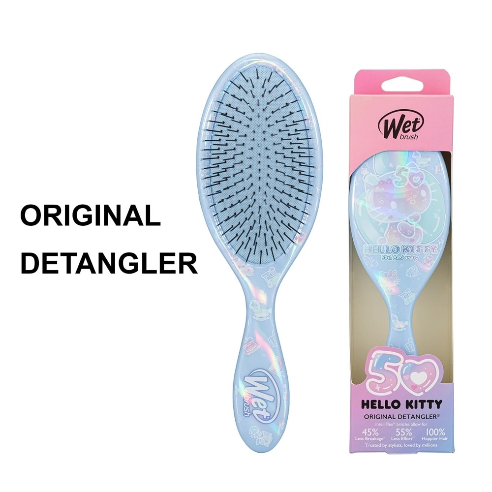 Lược Chải Tóc Wetbrush Original Detangler Hello Kitty 50-Blue