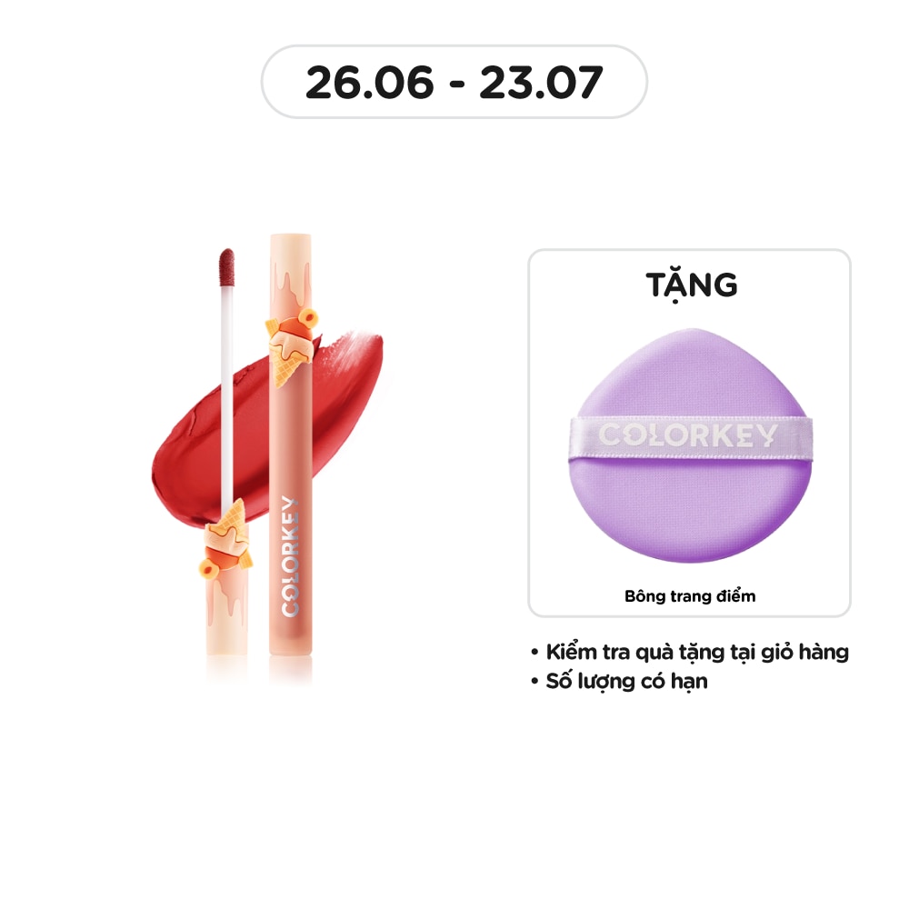 Son Kem Colorkey Soft Matte Water Tint (Ice Cream) 1.8g .#R300