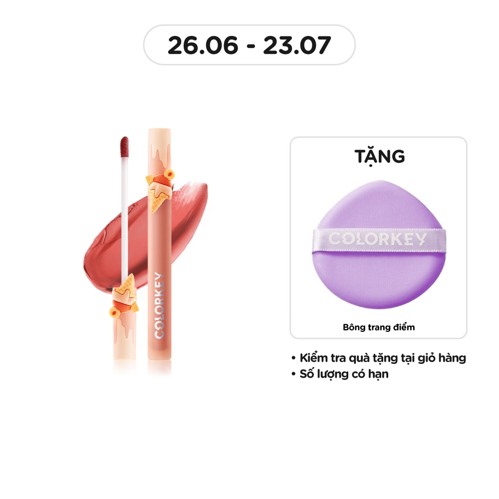 Son Kem Colorkey Soft Matte Water Tint (Ice Cream) 1.8g .#O302
