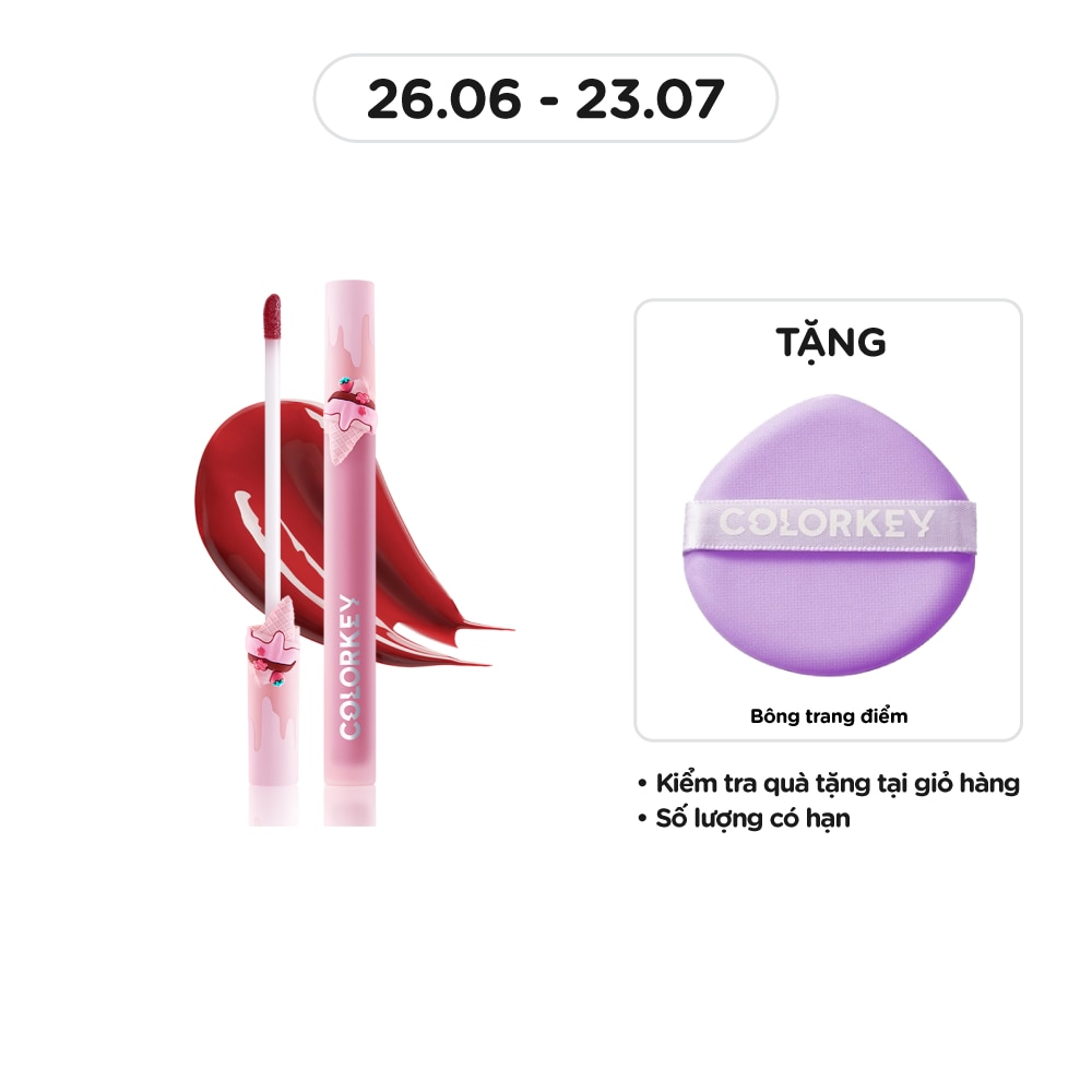 Colorkey Airy Lip Mirror Series (Ice Cream) 1.7g .#R702