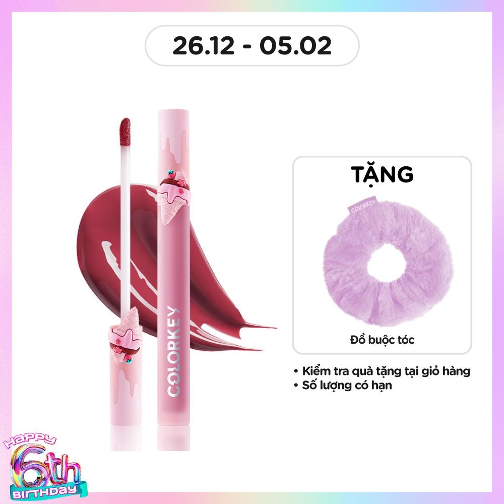 Son Bóng Colorkey Airy Lip Mirror Series (Ice Cream) 1.7g .#B705