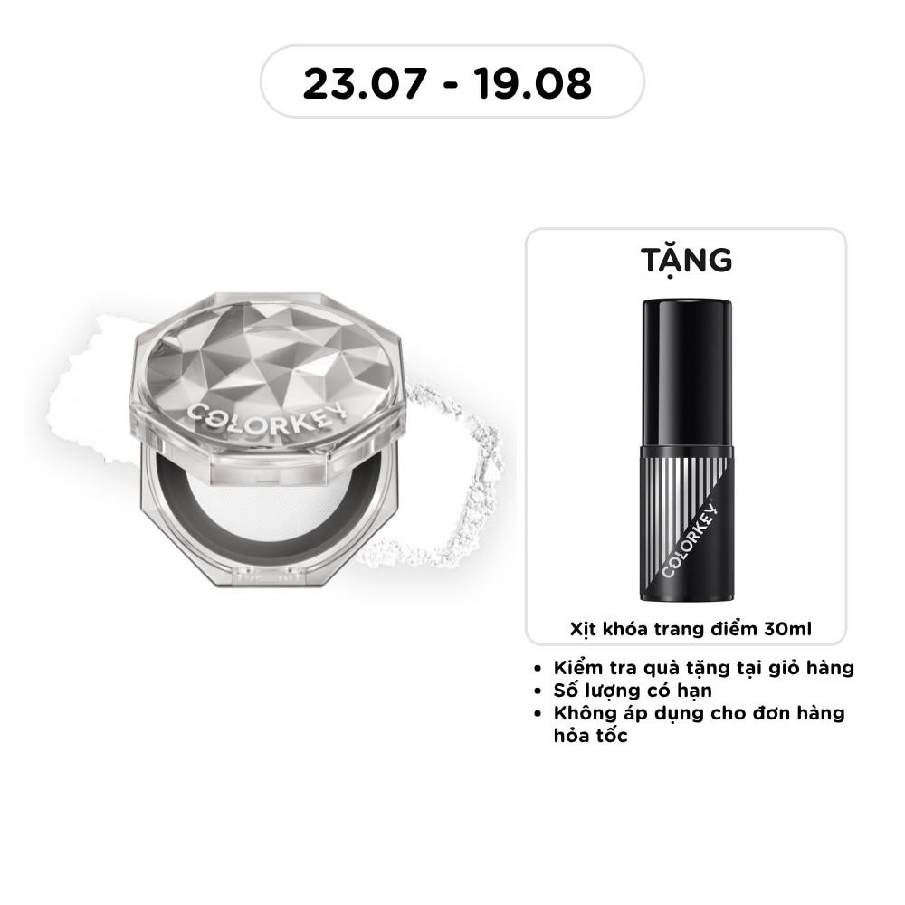 Phấn Phủ Dạng Bột Colorkey Lasting Naturally-Occurring Loose Powder 8g .#C01