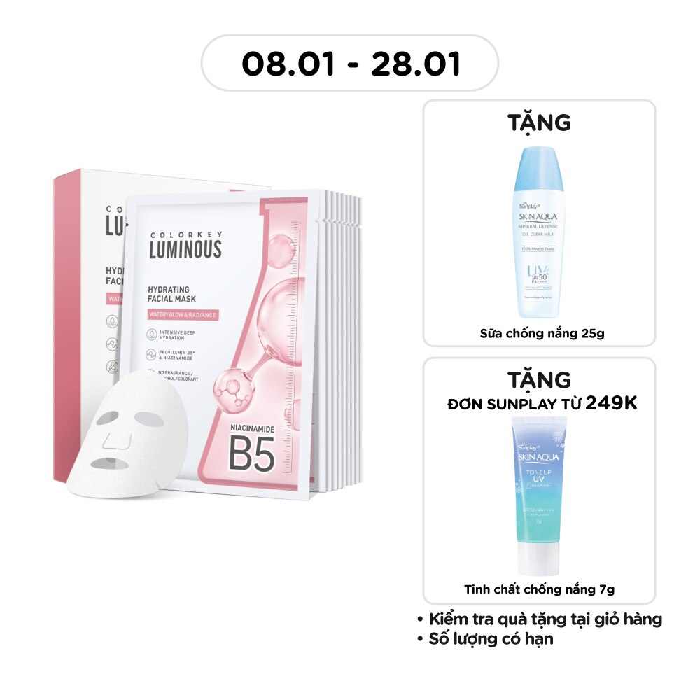 Colorkey Hydrating Facial Mask 25ml x 10pcs