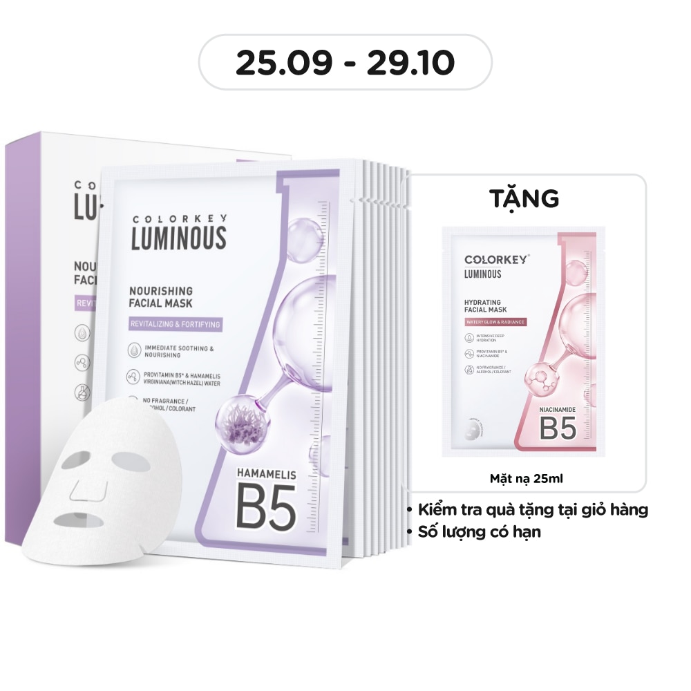 Colorkey Nourishing Facial Mask 25ml x 10pcs