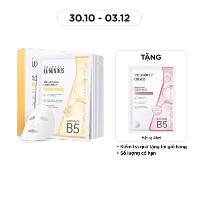 COLORKEY Colorkey Replenishing Facial Mask 25ml x 10pcs