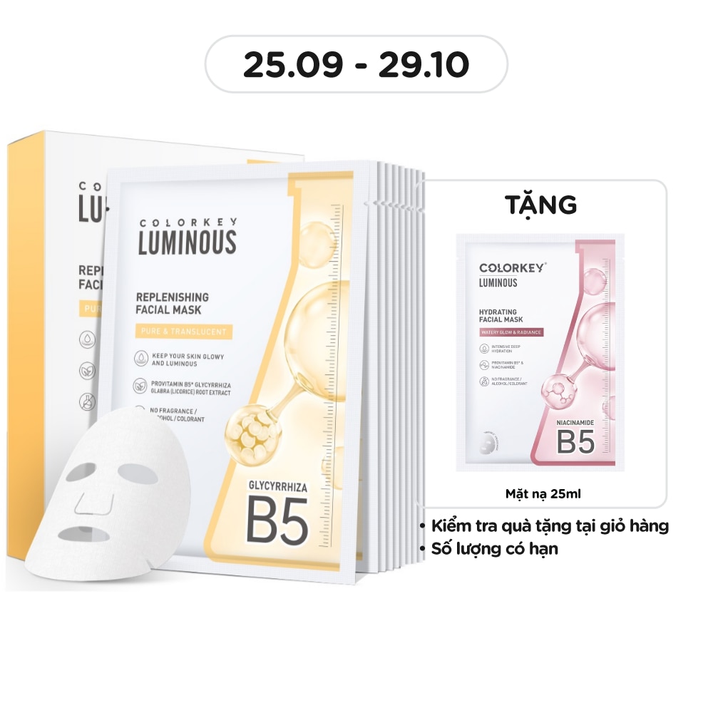 Colorkey Replenishing Facial Mask 25ml x 10pcs