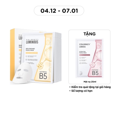 COLORKEY Colorkey Replenishing Facial Mask 25ml x 10pcs
