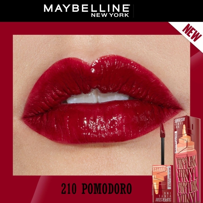 Son Bóng Maybelline Superstay Vinyl Ink 4.2ml .#210 Pomodoro