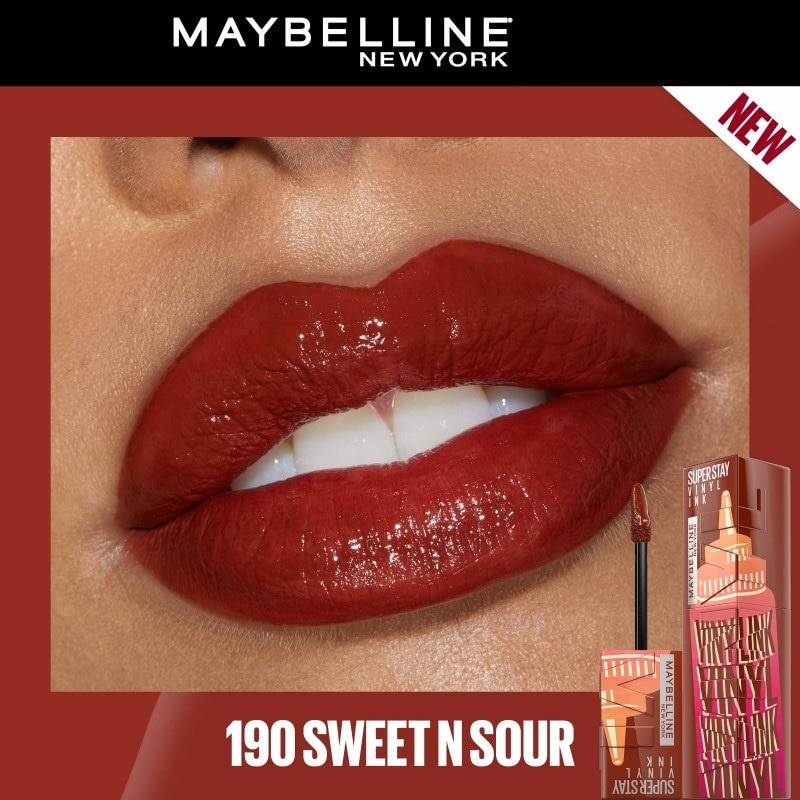 Son Bóng Maybelline Superstay Vinyl Ink 4.2ml .#190 Sweet N’ Sour