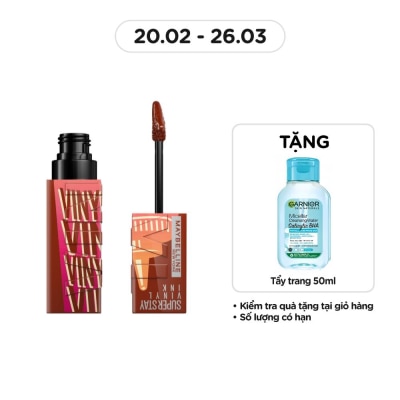 MAYBELLINE NEW YORK Son Bóng Maybelline Superstay Vinyl Ink 4.2ml .#190 Sweet N’ Sour