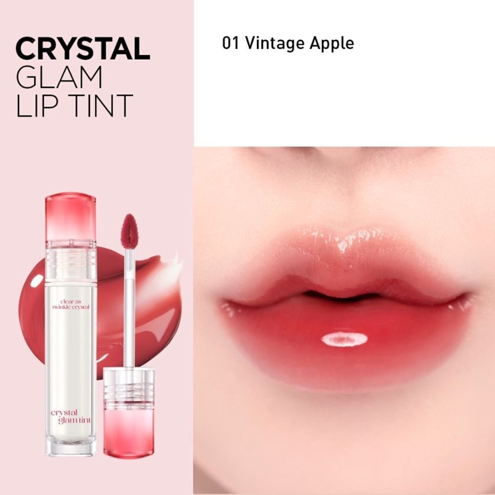 Clio Crystal Glam Tint 3.4g .#01 Vintage Apple