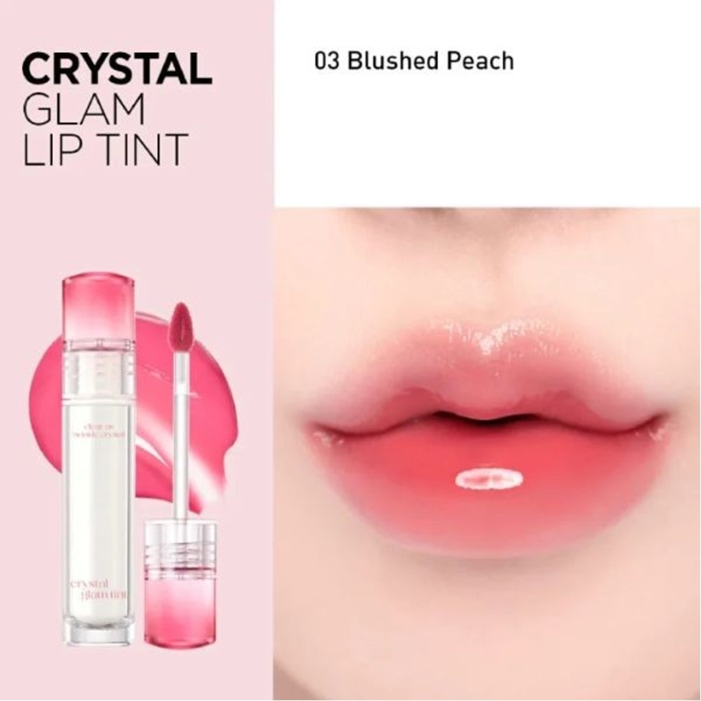 Clio Crystal Glam Tint 3.4g .#03 Blushed Peach