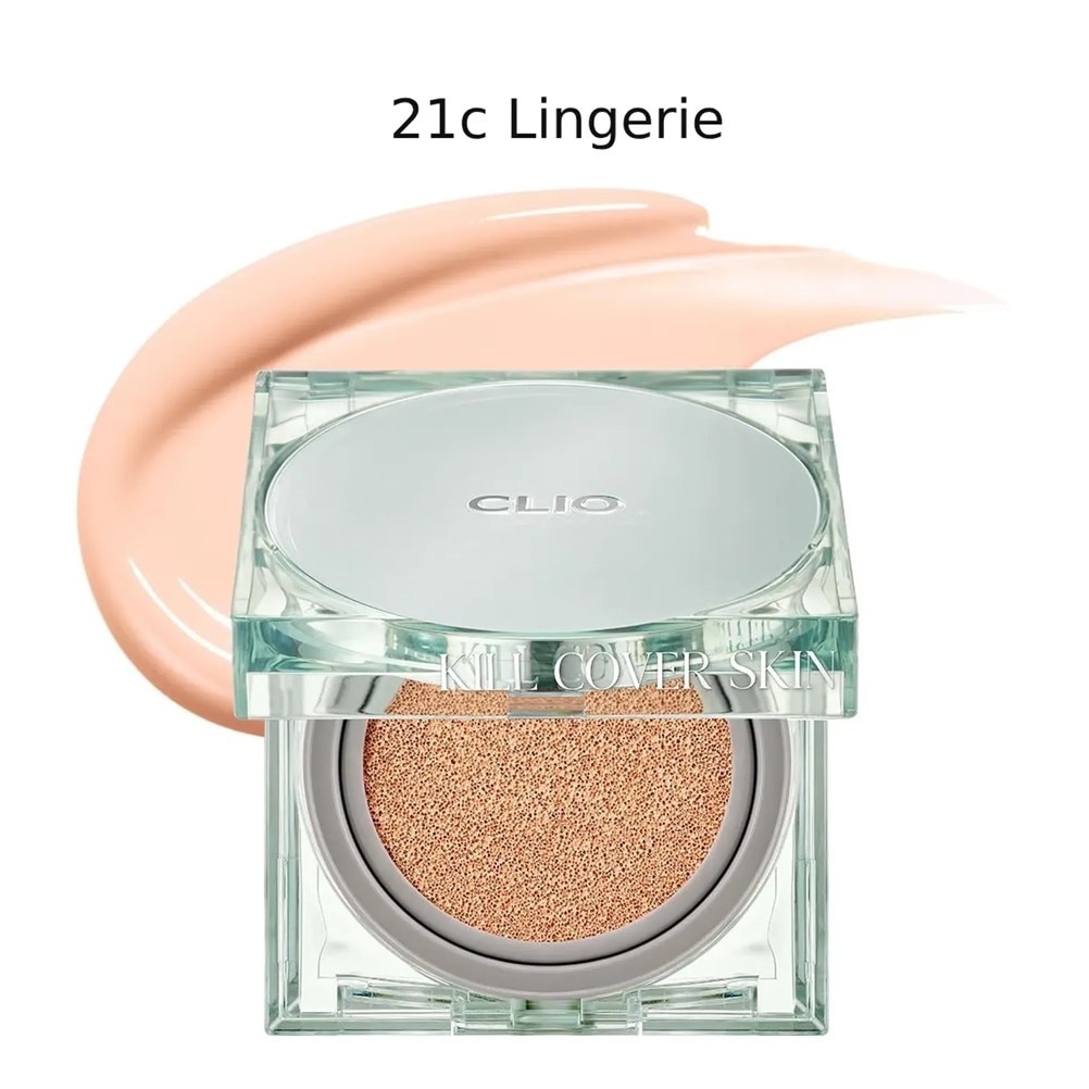 Phấn Nước Clio Kill Cover Skin Fixer Cushion SPF 50+ PA+++ Kèm Lõi Thay Thế 15gx2 .#21C Lingerie