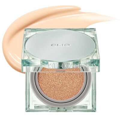 CLIO Clio Kill Cover Skin Fixer Cushion SPF 50+ PA+++ 15gx2 .#21N Linen