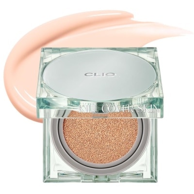 CLIO Phấn Nước Clio Kill Cover Skin Fixer Cushion SPF 50+ PA+++ Kèm Lõi Thay Thế 15gx2 .#19C Light