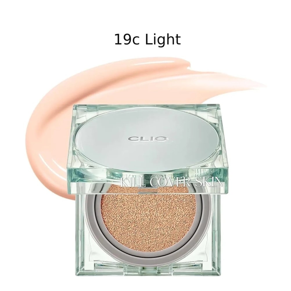 Phấn Nước Clio Kill Cover Skin Fixer Cushion SPF 50+ PA+++ Kèm Lõi Thay Thế 15gx2 .#19C Light