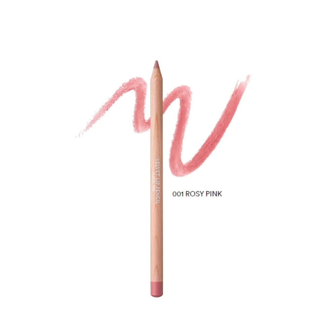 Clio Velvet Lip Pencil 1.45g .#01 Rosy Pink