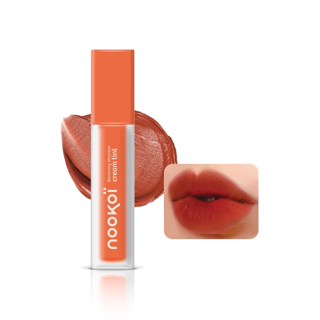 Son Kem Lì Nookoi Blooming Moment Cream Tint 4g .#R21 Poppy Hi