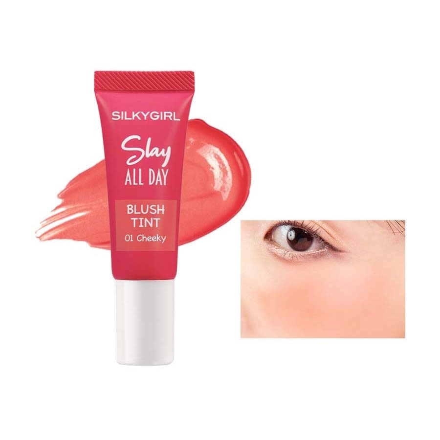 Silkygirl Slay All Day Blush Tint 10ml .#01 Cheeky